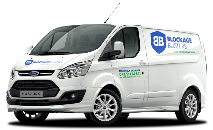 Blockage Busters drainage van covering Gravesend